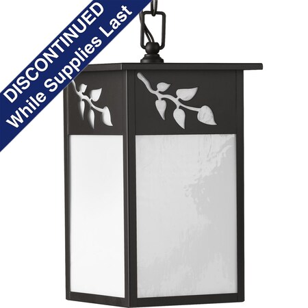 Progress Lighting Trellis Collection Antique Bronze One-Light Hanging Lantern P550058-020